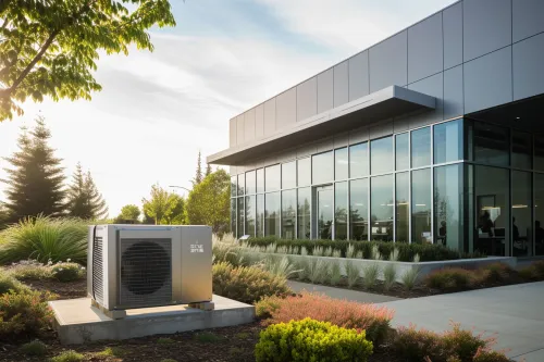 Une PME installe une pompe à chaleur air-air pour améliorer son impact écologique et réduire ses coûts.